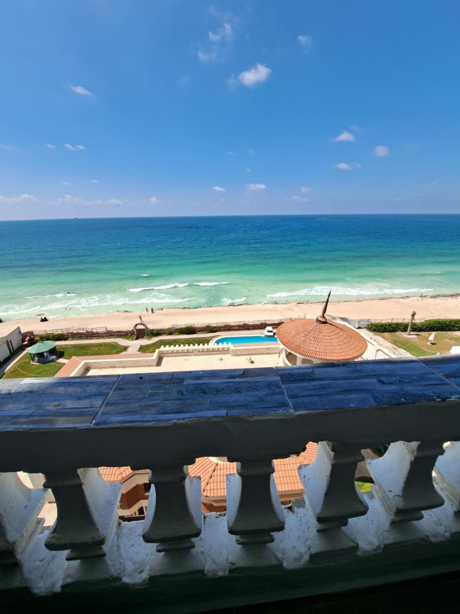 Panorama Apartment With A Charming Sea View Near Alexandria And Burg Elarab Intl Airport With Free Wifi شقة باطلالة ساحرة على البحر اول الساحل الشمالي Екстер'єр фото