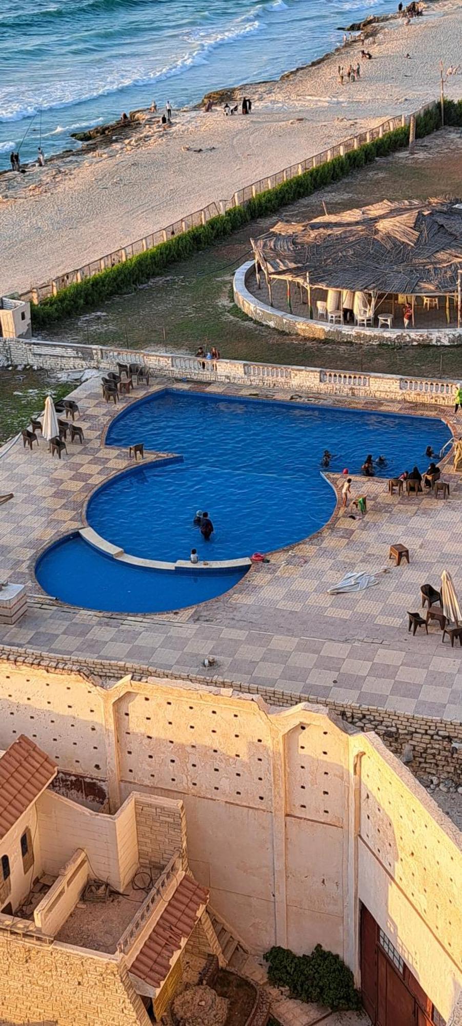 Panorama Apartment With A Charming Sea View Near Alexandria And Burg Elarab Intl Airport With Free Wifi شقة باطلالة ساحرة على البحر اول الساحل الشمالي Екстер'єр фото